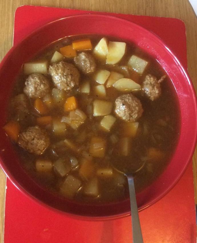 Meatball-soup